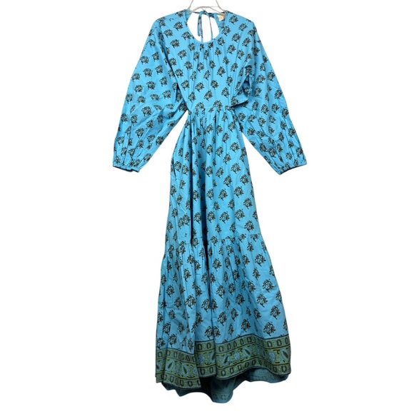 Tuckernuck Hanna Artwear Carmen Cosmos Cotton Printed Floral Maxi Dress - Picture 2 of 10